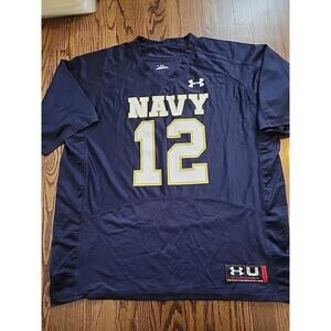 Under Armour Navy College Football Jersey Mens Size XL Adult NCAA